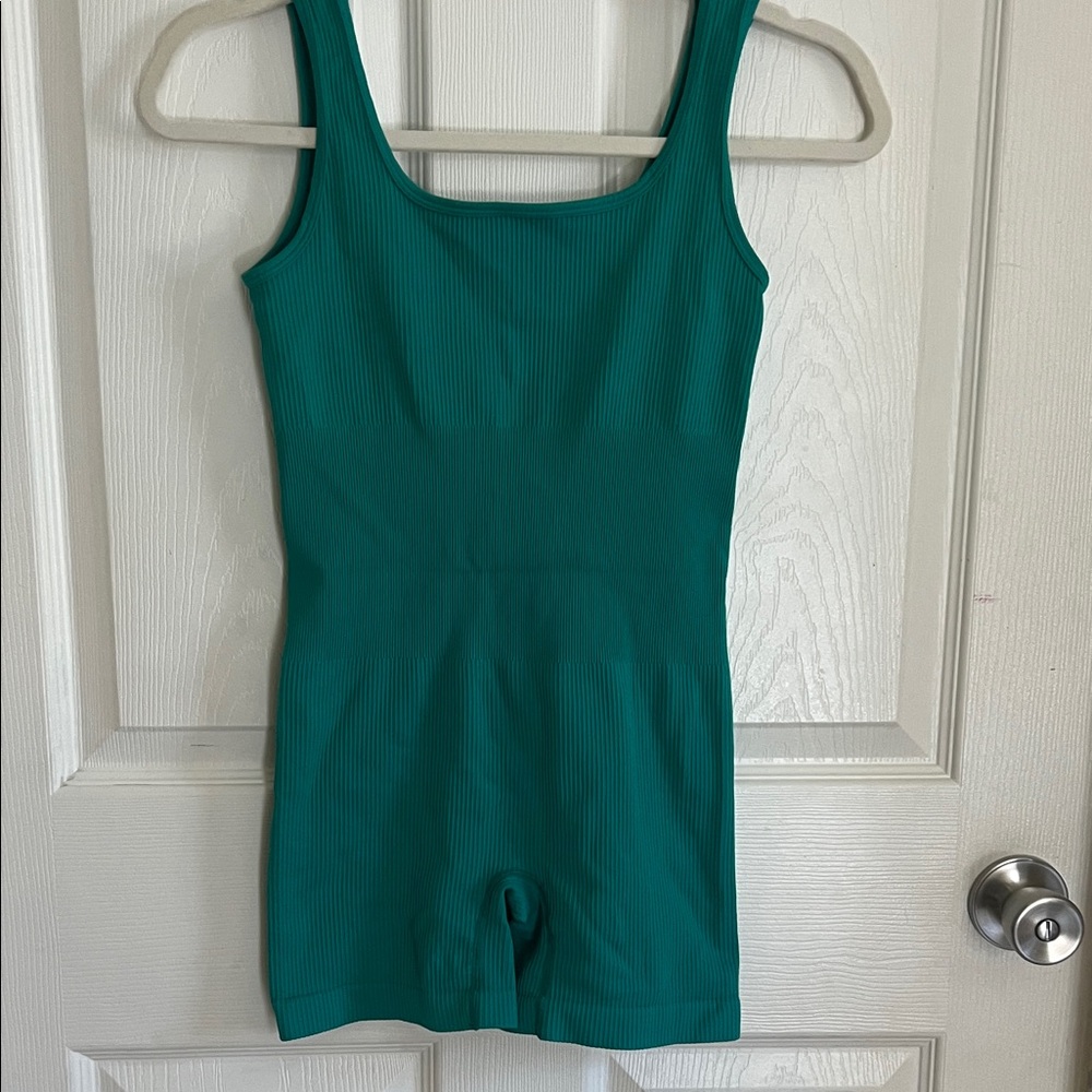 Teal Sleeveless Jumpsuit